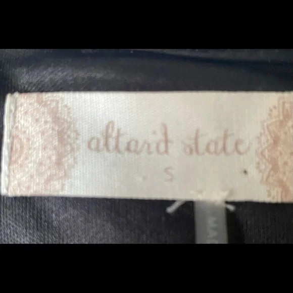 COPY - ALTERD STATE-BLACK DRESS WITH LACE OVERLAY-SIZE SMALL - Picture 12 of 13